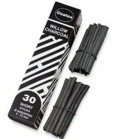 Coates Willow Charcoal Short Sticks - box of 30