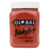 GLOBAL BODY ART 200ml RED OXIDE