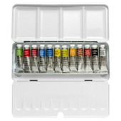 Winsor & Newton Professional Watercolour Lightweight metal sketchers box set of 12 5ml tubes