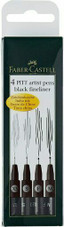 Pitt Artist Brush Pen Set 4 black