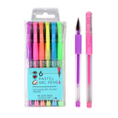 I-heart Gel Pen Pastel Set 6
