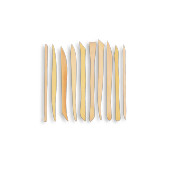 Clay Double Ended Wooden Tool set of 10