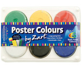 Poster Colours Basic Disc Set of 6 with Palette