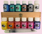 Art Spectrum Pigmented Ink Wooden Box set 12