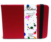 Milini Watercolour Journal A5 Red 300gsm