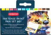 Derwent Inktense Paint 12 Pan Set