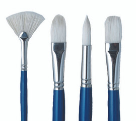 IMIA Artist Quality Oil/Acrylic Brushes - Intertlocking Chunking Hog  Bristle