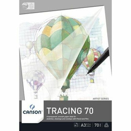 Tracing Paper Pad 70gsm, Canson, A4 Tracing Paper Pad 70gsm, Canson, A4