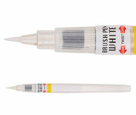 Kuretake Brush Pen White Kuretake Brush Pen White
