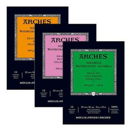 Arches® WC HP Pad 300gsm A4 12SH Arches® WC HP Pad 300gsm A4 12SH