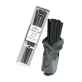 Coates Willow Charcoal Medium - box of 25 Coates Willow Charcoal Medium - box of 25