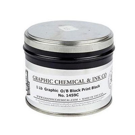 Graphic Chemicals Block ink Black 1lb Water based #1459 Graphic Chemicals Block ink Black 1lb Water based #1459