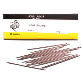 John James #18 Bookbinders Straight Needle John James #18 Bookbinders Straight Needle