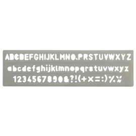 Celco Letter and Number Template 5mm Celco Letter and Number Template 5mm