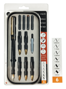 Manuscript Deluxe 6 nib Calligraphy Set Manuscript Deluxe 6 nib Calligraphy Set