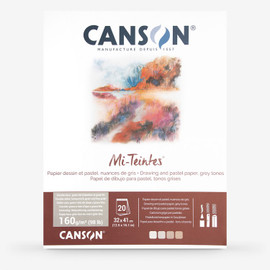 Mi-Teintes 160gsm pad 32x41 cm - Grey tones Mi-Teintes 160gsm pad 32x41 cm - Grey tones