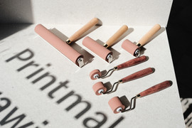 Professional Soft Rubber Roller Hwahong 100mm Professional Soft Rubber Roller Hwahong 100mm