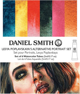 Daniel Smith Lesya Poplavskaya's Alt Portrait Watercolour Set 6 Tubes Daniel Smith Lesya Poplavskaya's Alt Portrait Watercolour Set 6 Tubes