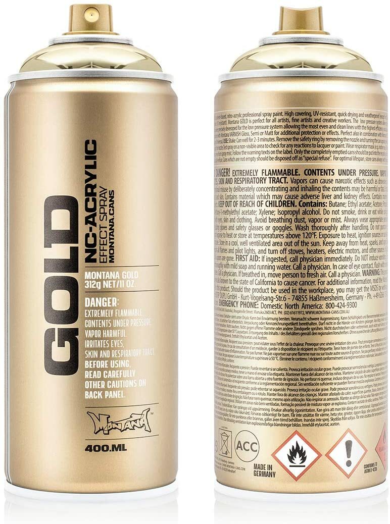 Montana Gold 400ml spray paint