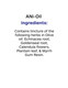 AN-I Oil ingredients label