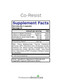Co-Resist product supplement facts label