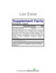 Lax-Ease product supplement facts label Lax-Ease product supplement facts label