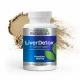Liver Detox + Silymarin Bottle with powdered smeared