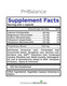 pH Balance product supplement facts lable