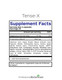 Tense-X product Supplement Facts