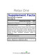 Relax ONE product supplement facts