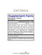 Cell Detox product supplement facts