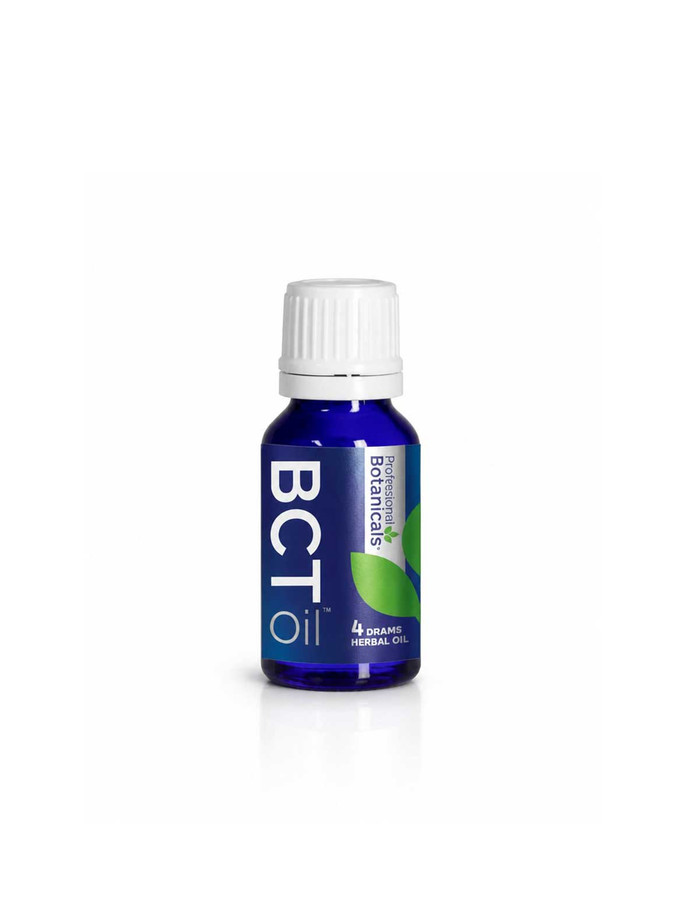BCT Oil product bottle with oil supplement inside