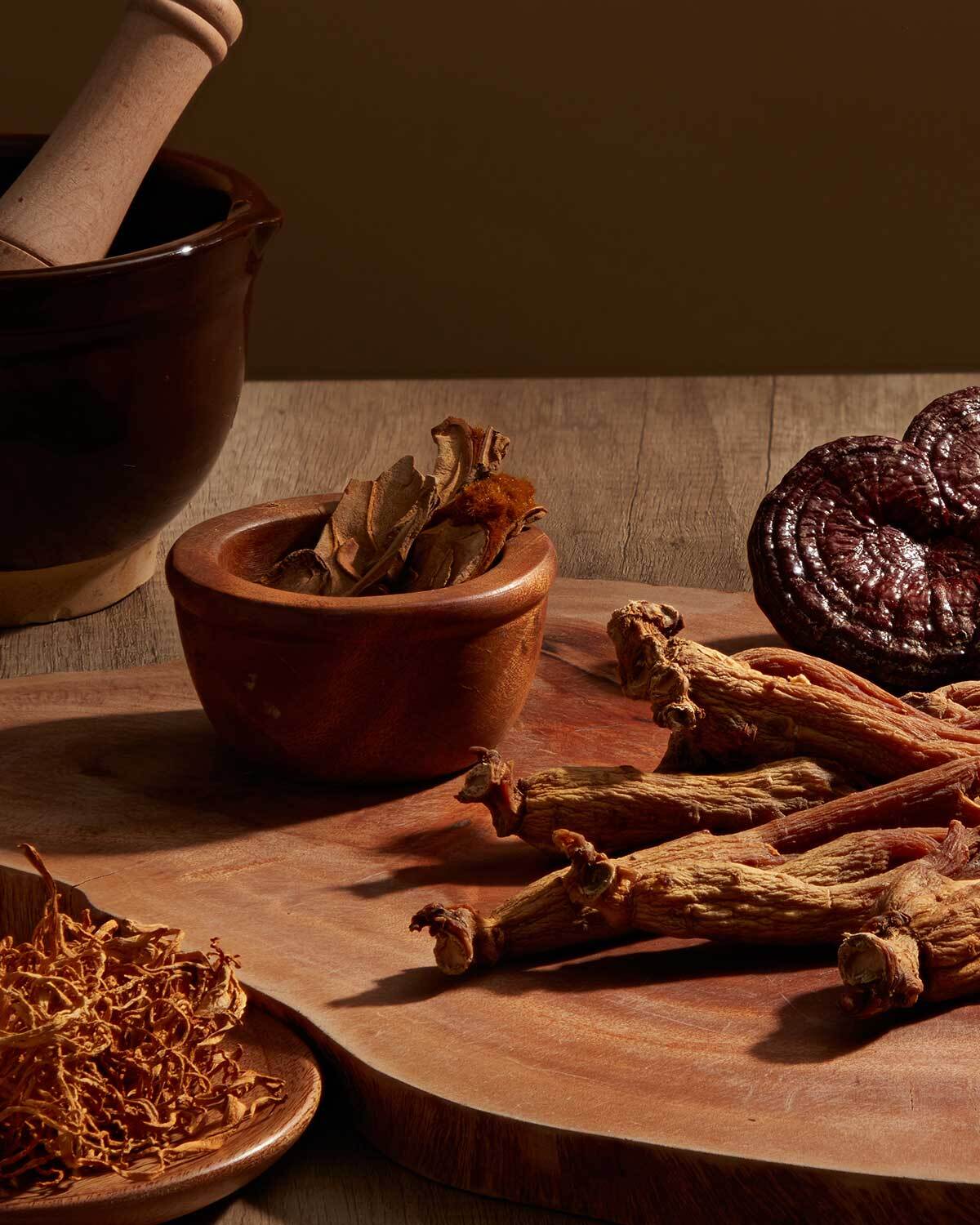 Traditional adaptogenic herbs