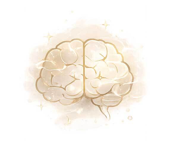 image representing brain fog and mental fatigue