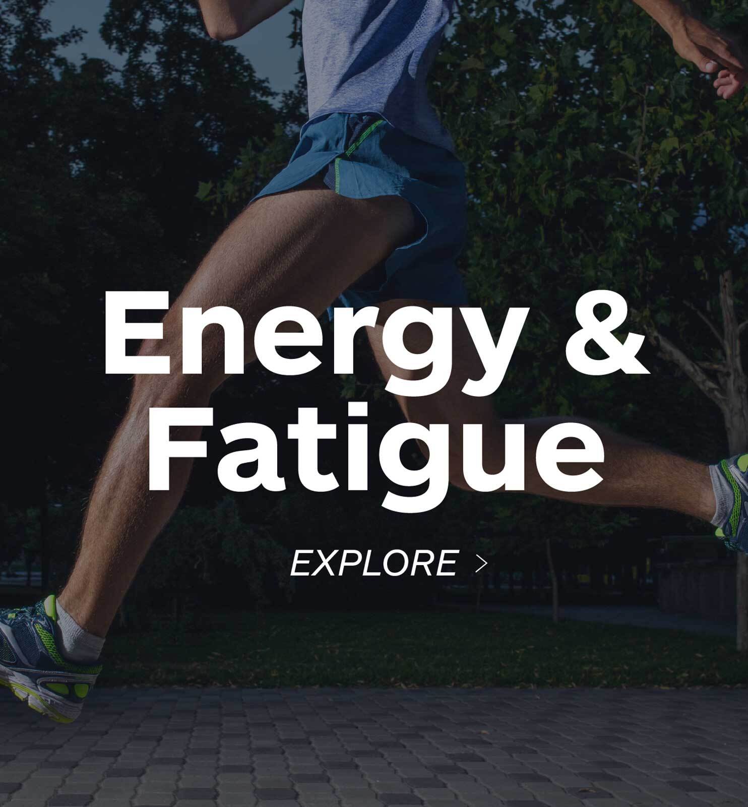 Man running outside with more energy