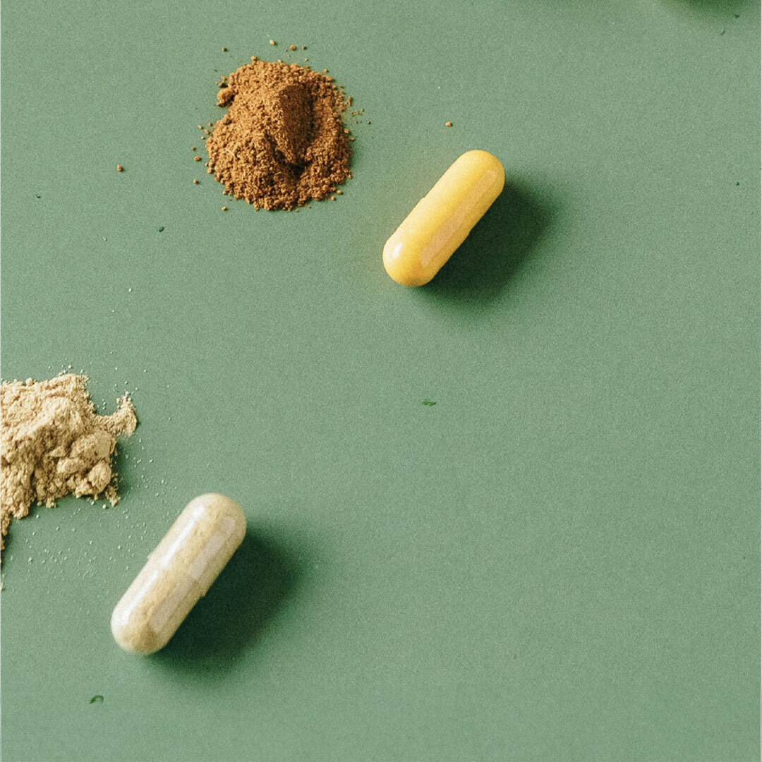 supplement capsules with powder