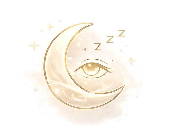 image representing tired after sleep