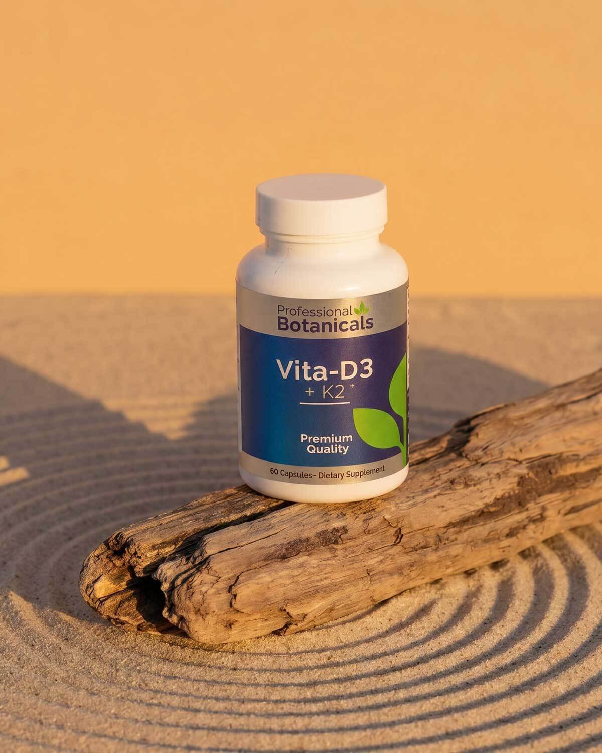 Vita-D3 plus K2 product photography