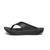 Telic Thongs Light Weight Shock Absorbing with Natural Arch Support in Midnight Black