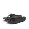 Pair Telic Thongs Light Weight Shock Absorbing with Natural Arch Support in Midnight Black