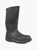 Angle View BOGS Classic High Mens Insulated Waterproof Gumboots in Black (60142-B44)