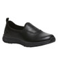 KingGee Superlite Slip On Women's Slip Resistant Work Shoes in Black Full Grain Leather (K22340)