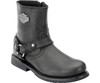 Harley Davidson Scout Zip Sided Full Grain Leather Boots in Black