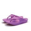 Angle View Telic Thongs Light Weight Shock Absorbing with Natural Arch Support in Forbidden Fuchsia