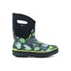 BOGS Classic Mid Tulip Wellingtons - Gumboots in Black and Multi (972391-011)