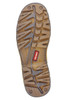 Sole View Hard Yakka Utility Zip Sided, Steel Toe Work Boots in Wheat Leather (Y60120)