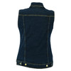 Back View Johnny Reb Glenbrook Women's Protective Demin Vest (JRV10030)