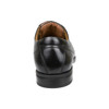 Rear View Florsheim Brookfield Plain Toe Derby Shoe in Premium Black Leather (121286-001)