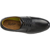 Top View Florsheim Brookfield Plain Toe Derby Shoe in Premium Black Leather (121286-001)
