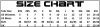 Telic Size Chart